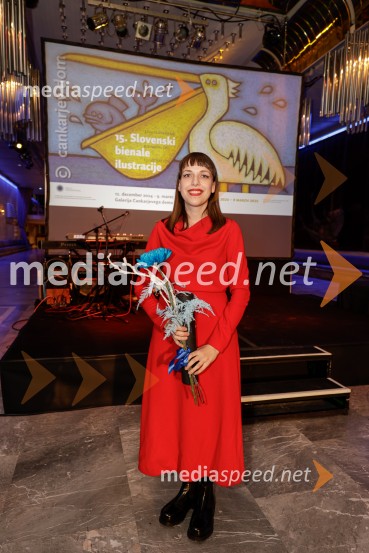  Lea Vučko, oblikovalka vizualnih komunikacij15. Slovenski bienale ilustracije, odprtje razstave