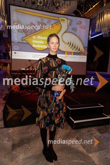  Tina Volarič, ilustratorka15. Slovenski bienale ilustracije, odprtje razstave