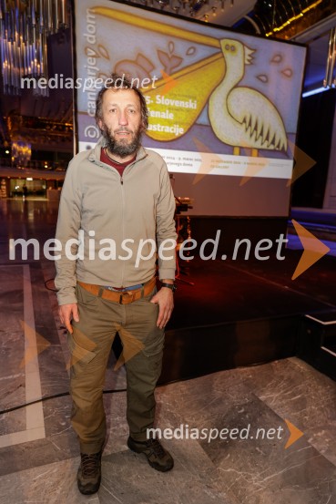  Damijan Stepančič, ilustrator in slikar15. Slovenski bienale ilustracije, odprtje razstave