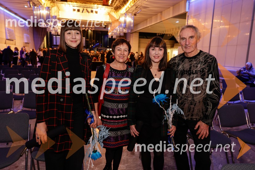  Maša P. Žmitek, ilustratorka;  Judita Mlinar Kern;  Eva Mlinar, ilustratorka;  Lado Jakša, fotograf, glasbenik15. Slovenski bienale ilustracije, odprtje razstave