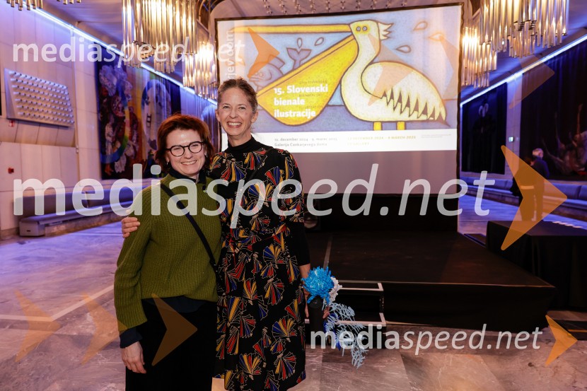  Ana Zavadlav, ilustratorka;  Tina Volarič, ilustratorka15. Slovenski bienale ilustracije, odprtje razstave