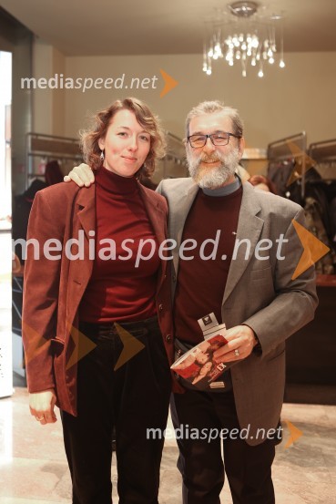  Anja  Papuga, fotografinja; dr. Petar PapugaEX, premiera drame v MGL