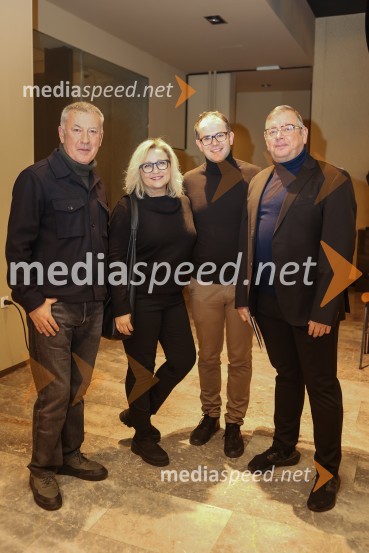  Ivica Buljan, režiser;  Nataša Barbara Gračner, režiserka in igralka;  Rok Andres, dramaturg SNG Drama Ljubljana;  Robert Waltl, direktor, Mini teaterEX, premiera drame v MGL