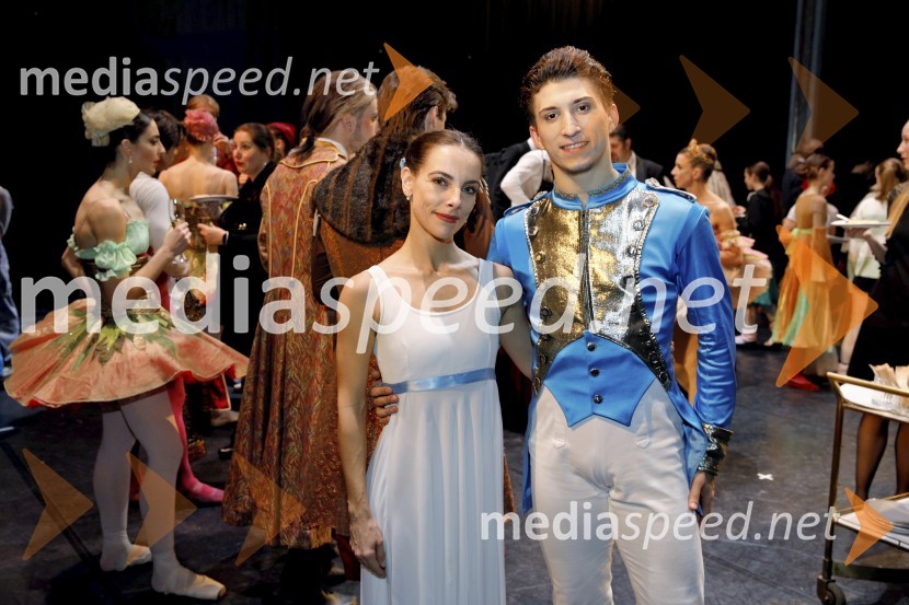  Catarina de Meneses, baletna solistka;  Ion Breahna, baletni plesalecHrestač, jubilejna stota izvedba, SNG Maribor