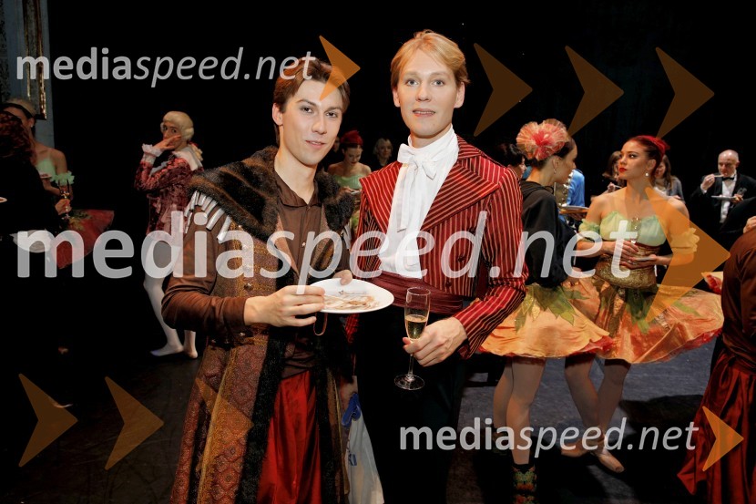  Matteo Beeckman, baletni plesalec;  Sytze Jan Luske, baletni plesalecHrestač, jubilejna stota izvedba, SNG Maribor