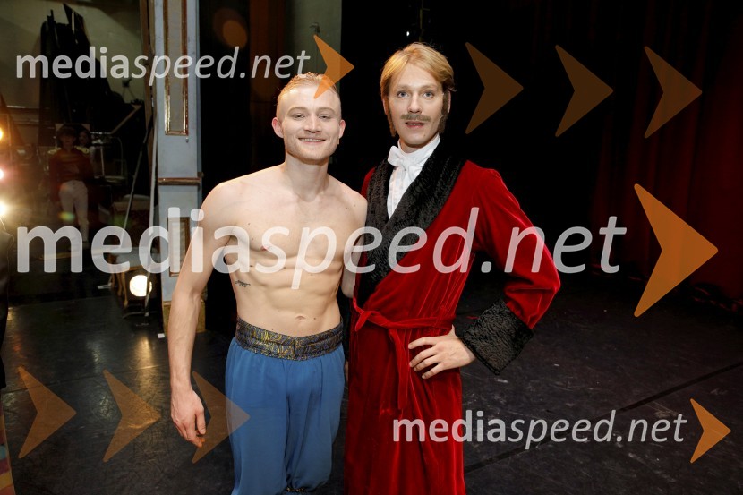  Christopher Thompson, baletni plesalec;  Sytze Jan Luske, baletni plesalecHrestač, jubilejna stota izvedba, SNG Maribor