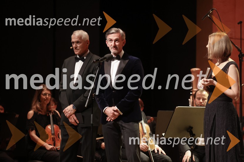  Slobodan Sibinčič , generalni sekretar Evropskega združenja poslovnih medijev, predsednik sveta Managerskih koncertov, Švedski generalni častni konzul;  Marko  Lukić, lastnik in direktor družbe Lumar IG;  Eva Longyka Marušič, voditeljica31. managerski koncert