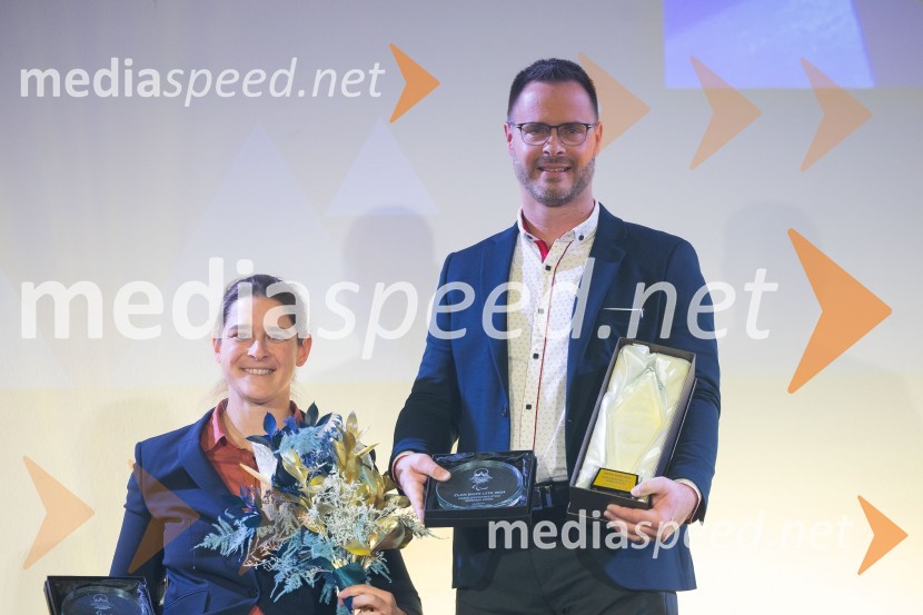   Živa Lavrinc, paralokostrelka;  Dejan  Fabčič, slovenski paraolimpijec, parakajakašParašportnik leta 2024