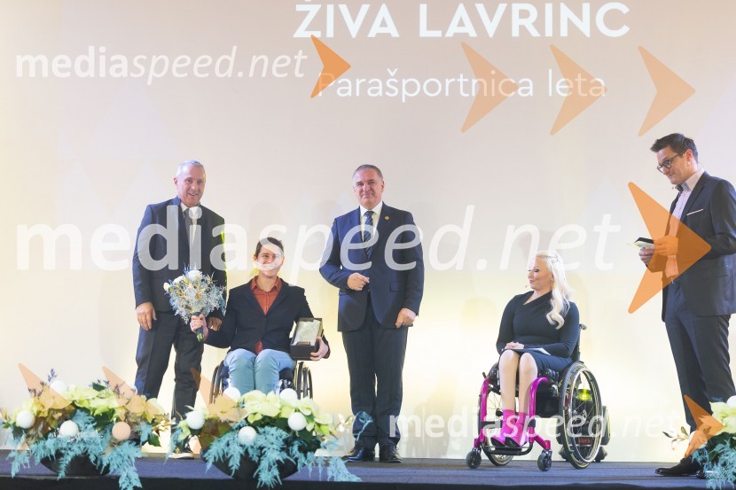   Damijan Lazar,  predsednik, Zveza za šport invalidov Slovenije;   Živa Lavrinc, paralokostrelka;  Marko Lotrič, predsednik, Državni svet;   Mateja Pintar Pustovrh, slovenska paranamiznoteniška igralka;  Saša  Jerković, novinarParašportnik leta 2024