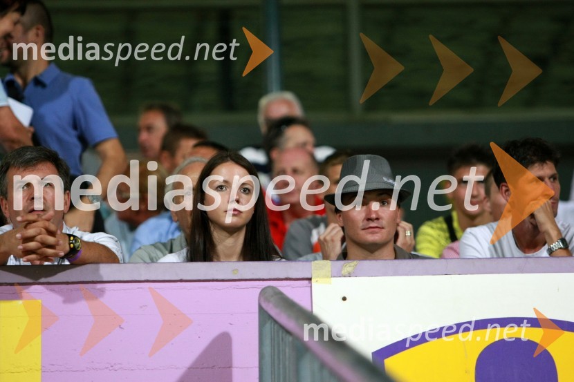 Anja Šrot, manekenka in spremljevalecPovratna tekma 2. kroga kvalifikacij za Ligo prvakov, NK Maribor - FC Wit Georgia