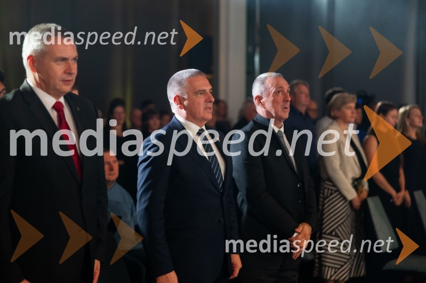 mag. Dejan  Židan, državni sekretar na Ministrstvu za gospodarstvo, turizem in šport;  Marko Lotrič, predsednik, Državni svet;   Damijan Lazar,  predsednik, Zveza za šport invalidov SlovenijeParašportnik leta 2024