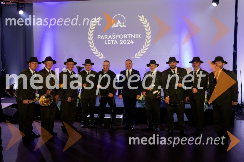   Franček  Gorazd Tiršek, slovenski paraolimpijec in strelec;  Marko Lotrič, predsednik, Državni svetParašportnik leta 2024