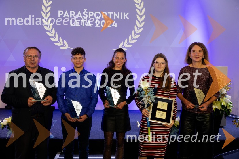  ... ;  Bruno Glas, šahist;  Iris Breganski, gluha atletinja;  Isabela Mord, gluha atletinja;  Mojca Breganski, trenerka atletikeParašportnik leta 2024