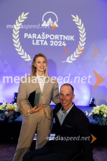  Manca Smrekar, paraplezalka;  Anej Doplihar, slovenski paraolimpijecParašportnik leta 2024
