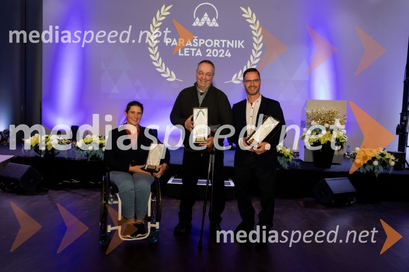   Živa Lavrinc, paralokostrelka;   Franček  Gorazd Tiršek, slovenski paraolimpijec in strelec;  Dejan  Fabčič, slovenski paraolimpijec, parakajakašParašportnik leta 2024