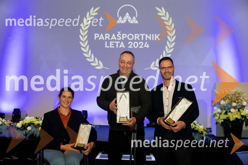   Živa Lavrinc, paralokostrelka;   Franček  Gorazd Tiršek, slovenski paraolimpijec in strelec;  Dejan  Fabčič, slovenski paraolimpijec, parakajakašParašportnik leta 2024