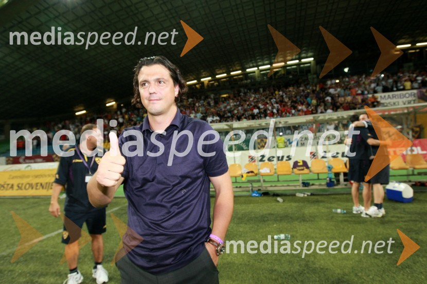 Zlatko Zahovič, športni direktor NK MariborPovratna tekma 2. kroga kvalifikacij za Ligo prvakov, NK Maribor - FC Wit Georgia