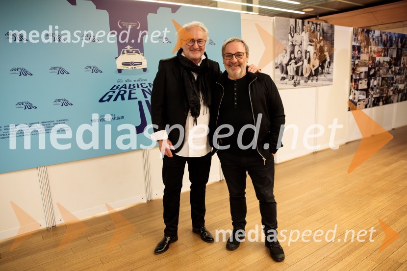  Peter Bratuša, režiser;  Bojan Emeršič, igralecBabica gre na jug, svečana premiera digitalizirane klasike in poklon Vinciju Vogueu Anžlovarju