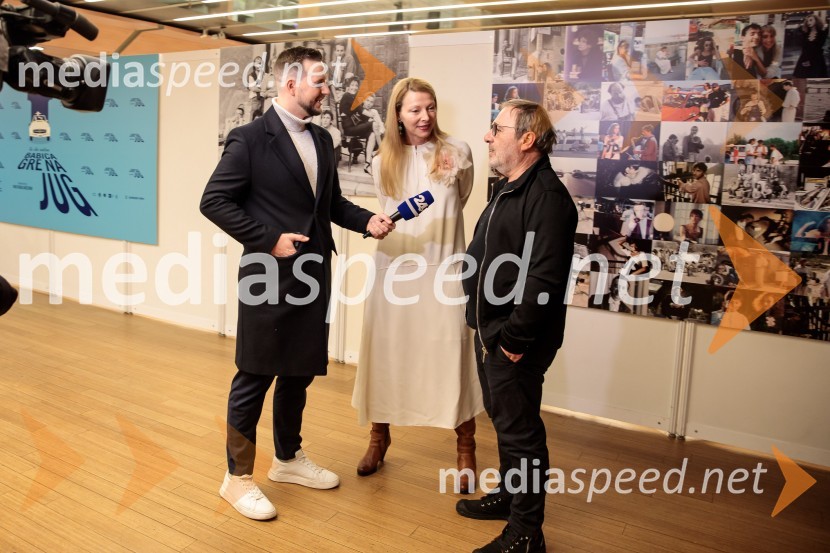  Alen Podlesnik, moderator, novinar POP TV;  Nataša Matjašec Rošker, igralka;  Bojan Emeršič, igralecBabica gre na jug, svečana premiera digitalizirane klasike in poklon Vinciju Vogueu Anžlovarju