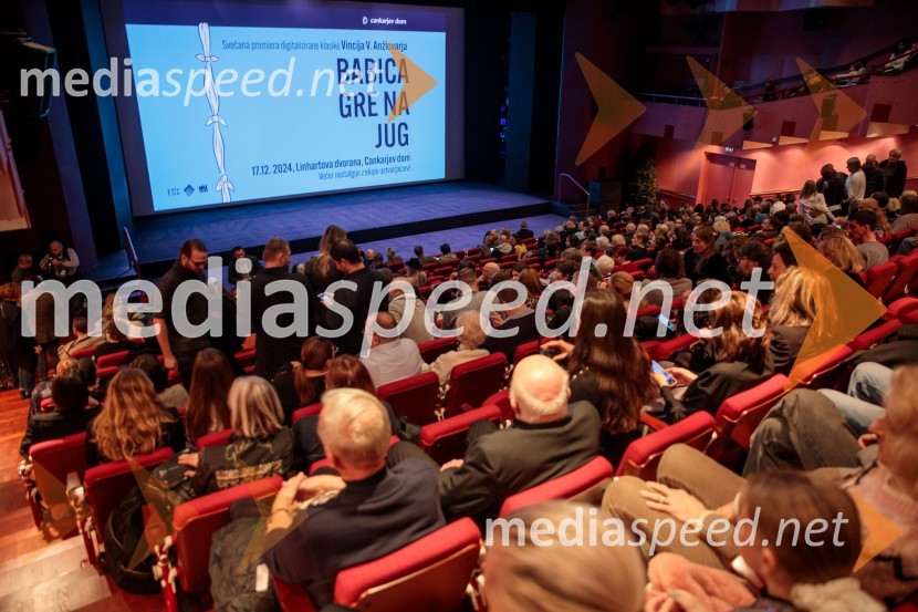 Babica gre na jug, svečana premiera digitalizirane klasike in poklon Vinciju Vogueu Anžlovarju