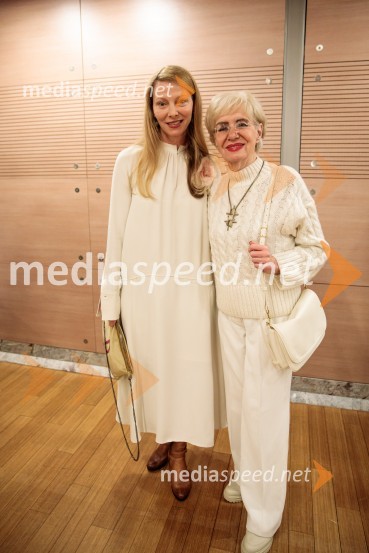  Nataša Matjašec Rošker, igralka;  Metka  Premerl, slavistkaBabica gre na jug, svečana premiera digitalizirane klasike in poklon Vinciju Vogueu Anžlovarju