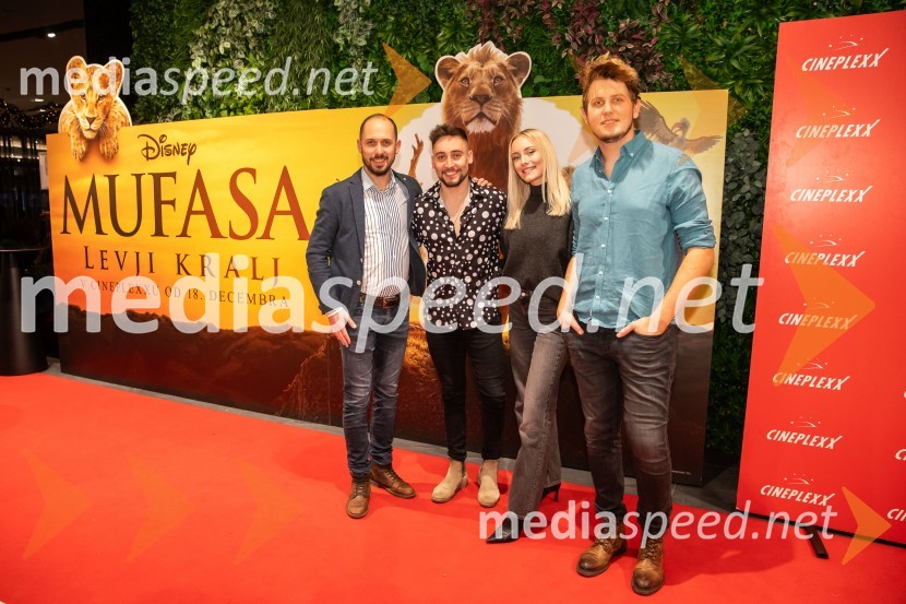  ... ;  Rok Piletič, BQL;  ... ;  Til Čeh, pevecMufasa: Levji kralj, premiera v Cineplexx Ljubljana