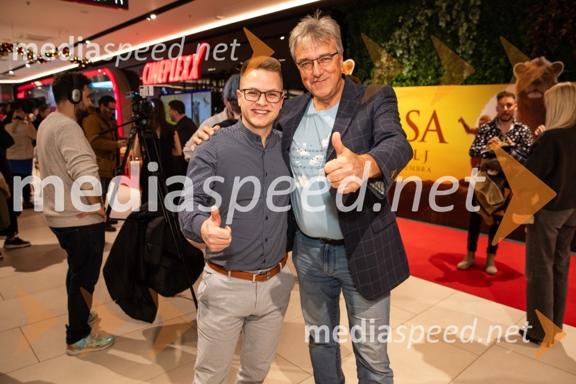  Tomaž Krt, Skupina Kvatropirci;  ... Mufasa: Levji kralj, premiera v Cineplexx Ljubljana