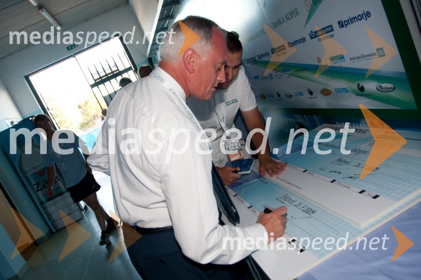 Ezio Salvai, predsednik uprave Banke KoperSlovenian open 2009, finale