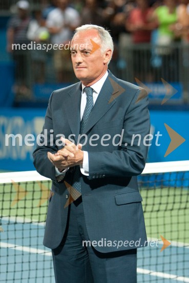 Ezio Salvai, predsednik uprave Banke KoperSlovenian open 2009, finale