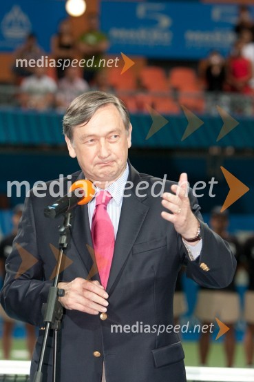 Dr. Danilo Türk, predsednik Republike SlovenijeSlovenian open 2009, finale