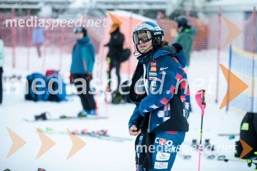  Tijan Marovt, smučarNovinarska konferenca OK Kranjska Gora ob robu FIS snežne kontrole