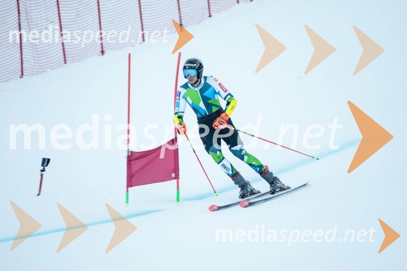  Tijan Marovt, smučarNovinarska konferenca OK Kranjska Gora ob robu FIS snežne kontrole