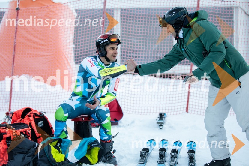  Žan Kranjec, smučarNovinarska konferenca OK Kranjska Gora ob robu FIS snežne kontrole