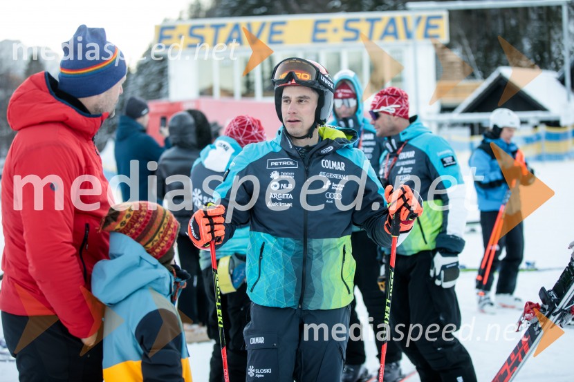  Žan Kranjec, smučarNovinarska konferenca OK Kranjska Gora ob robu FIS snežne kontrole