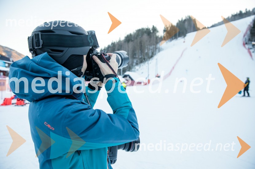 Novinarska konferenca OK Kranjska Gora ob robu FIS snežne kontrole