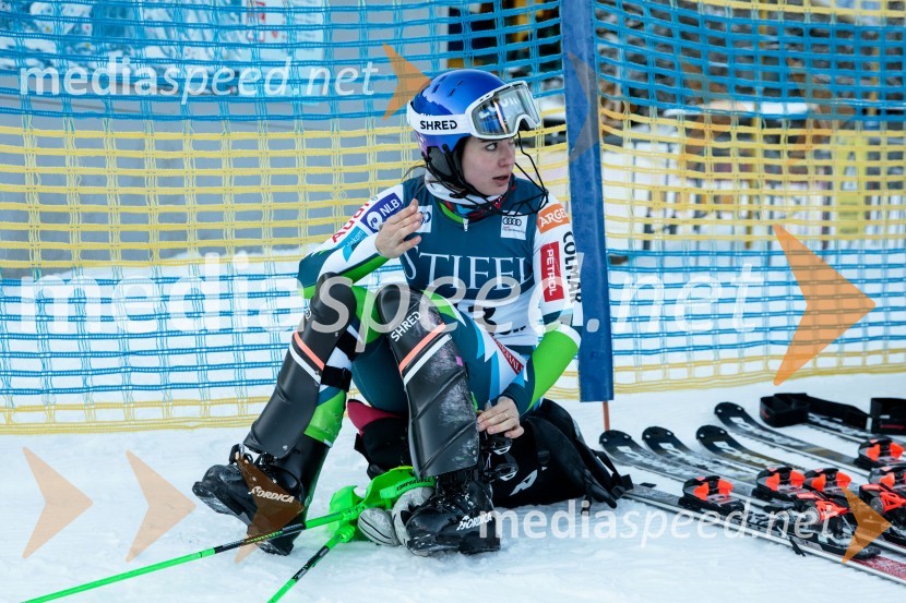  Andreja  Slokar, smučarkaNovinarska konferenca OK Kranjska Gora ob robu FIS snežne kontrole