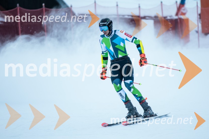  Tijan Marovt, smučarNovinarska konferenca OK Kranjska Gora ob robu FIS snežne kontrole