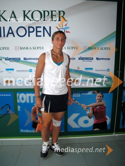 Sara Errani, teniška igralkaSlovenian open 2009, finale