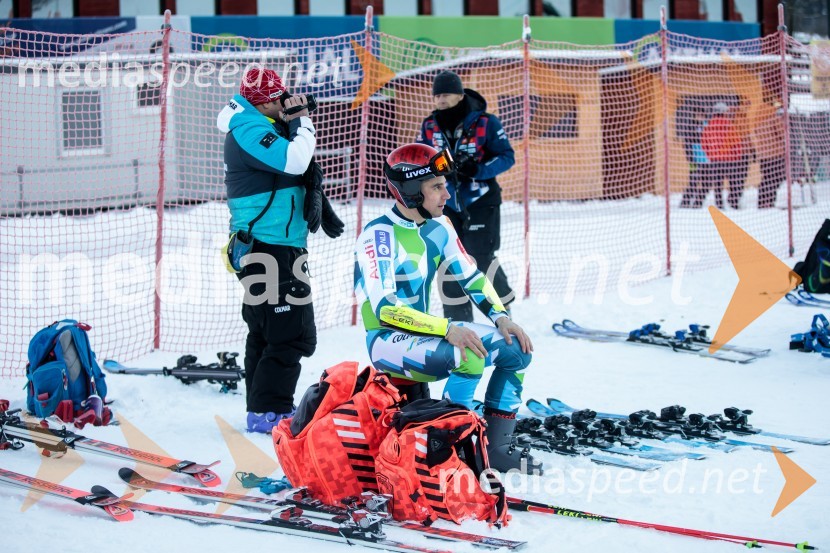  Žan Kranjec, smučarNovinarska konferenca OK Kranjska Gora ob robu FIS snežne kontrole