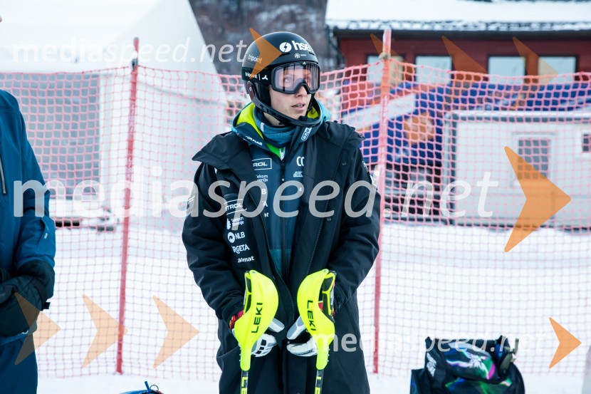  Ana Bucik Jogan, smučarkaNovinarska konferenca OK Kranjska Gora ob robu FIS snežne kontrole