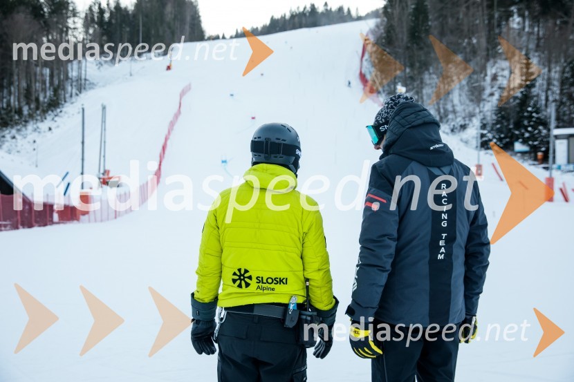 Novinarska konferenca OK Kranjska Gora ob robu FIS snežne kontrole