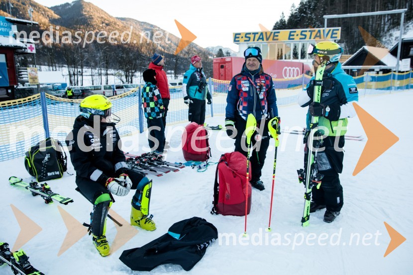 Novinarska konferenca OK Kranjska Gora ob robu FIS snežne kontrole