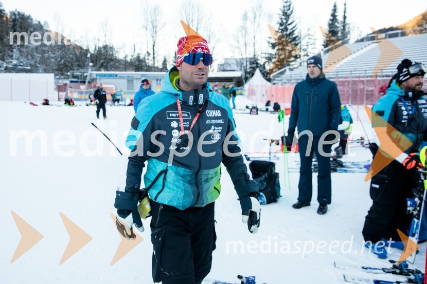 Novinarska konferenca OK Kranjska Gora ob robu FIS snežne kontrole