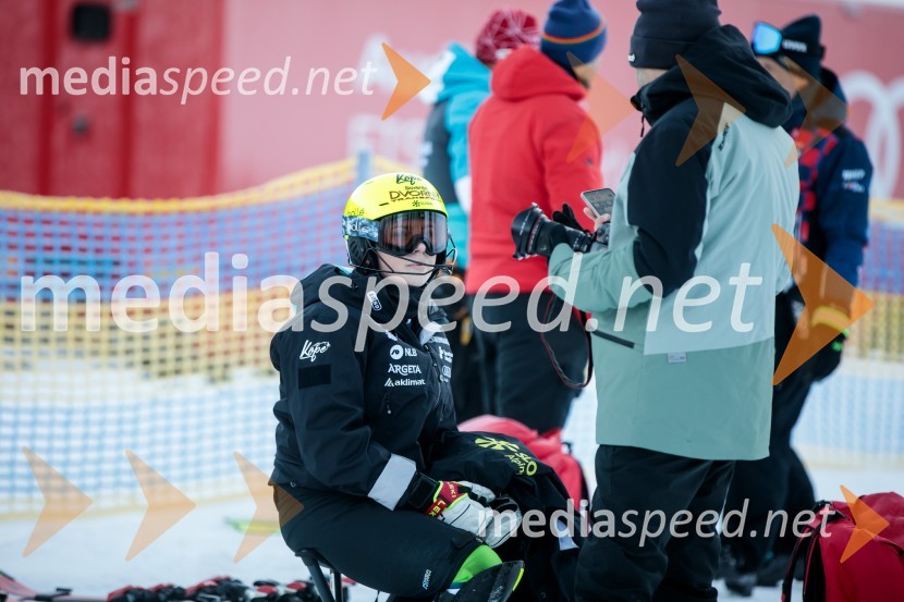  Neja  Dvornik, smučarkaNovinarska konferenca OK Kranjska Gora ob robu FIS snežne kontrole
