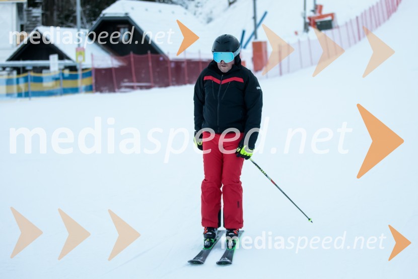 Novinarska konferenca OK Kranjska Gora ob robu FIS snežne kontrole