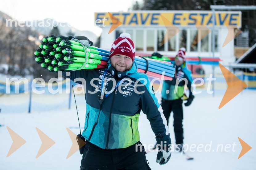 Novinarska konferenca OK Kranjska Gora ob robu FIS snežne kontrole