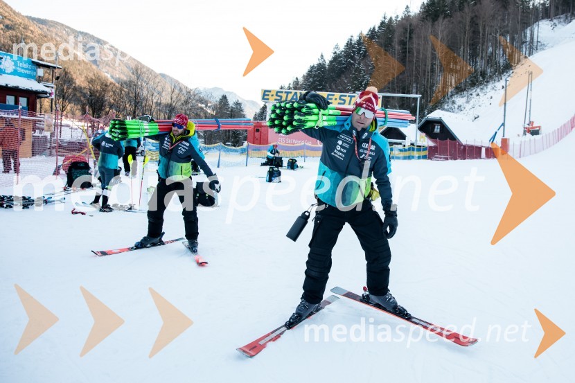 Novinarska konferenca OK Kranjska Gora ob robu FIS snežne kontrole