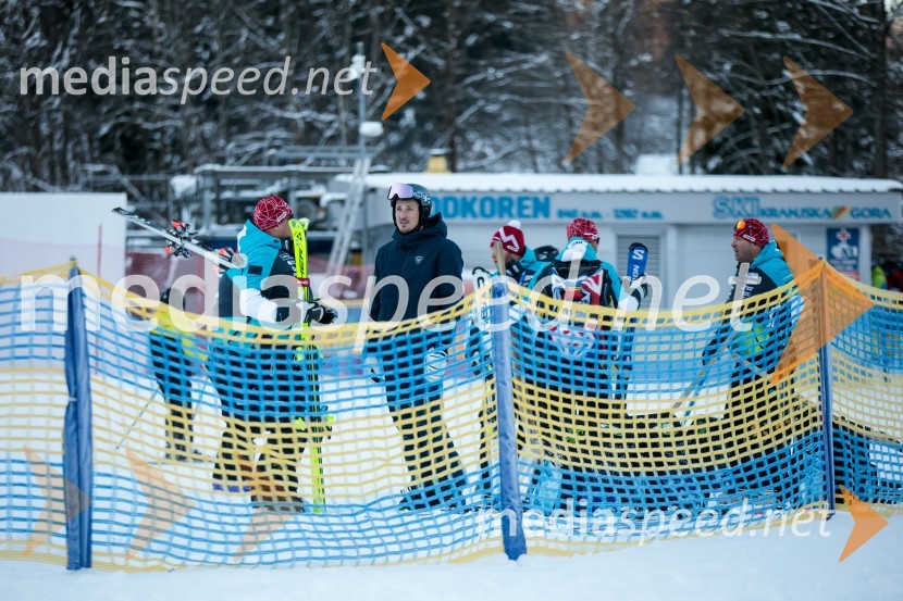 Novinarska konferenca OK Kranjska Gora ob robu FIS snežne kontrole