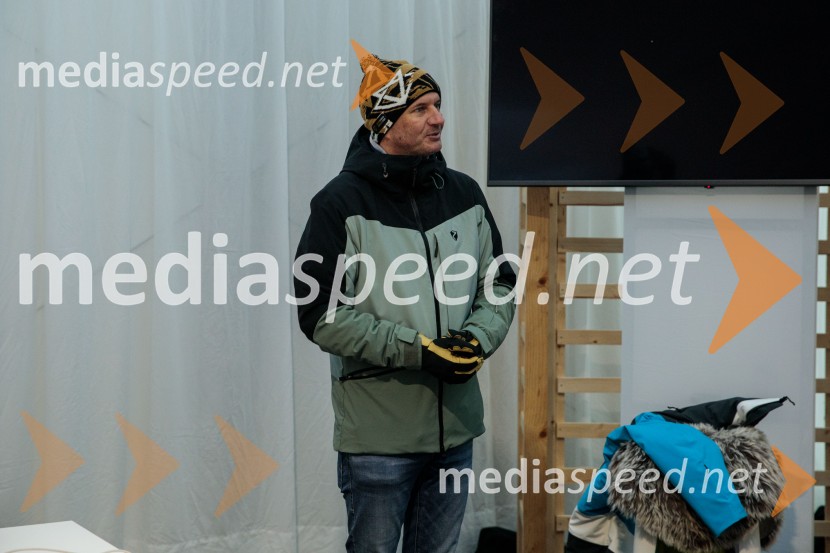  Tomi Trbovc, PR, Smučarska zveza SlovenijeNovinarska konferenca OK Kranjska Gora ob robu FIS snežne kontrole