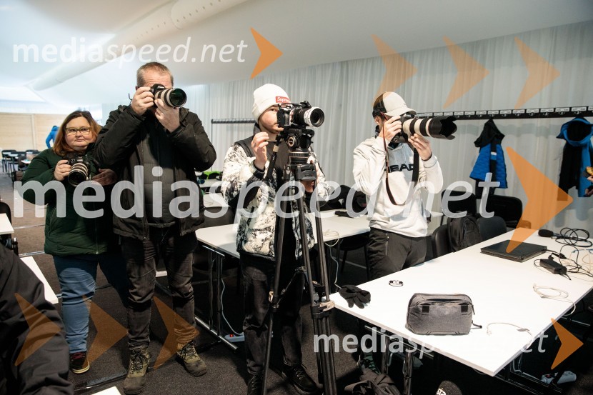 Novinarska konferenca OK Kranjska Gora ob robu FIS snežne kontrole